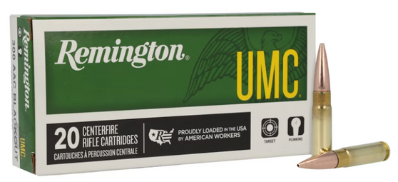 Remington UMC .300 AAC Blackout 220GR OTFB 20RD