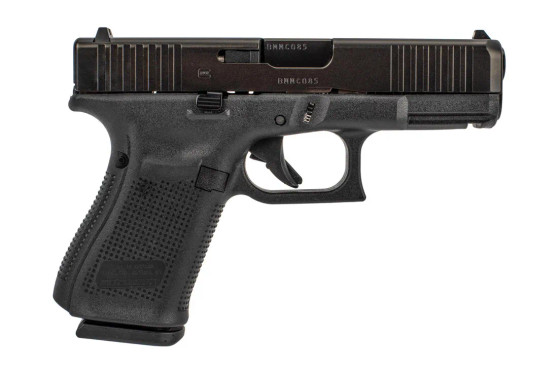 GLOCK 19 Gen5 9mm Pistol - Front Serrations - Black