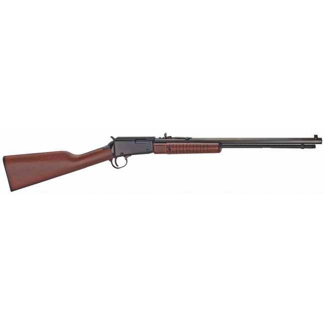 Henry Repeating Arms, Pump Action, 22LR, 18.25" Octagon Barrel, Blue Finish, Walnut Stock, Adjustable Sights, 15Rd