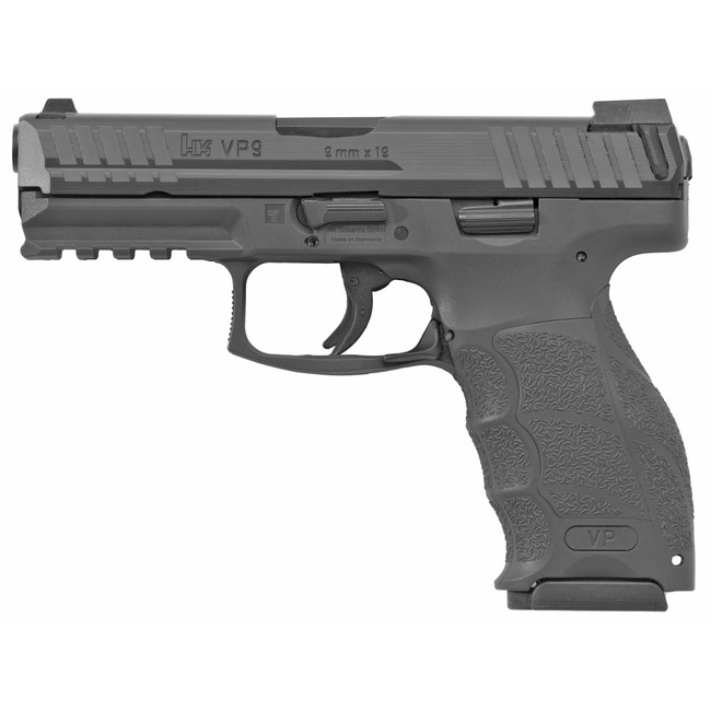 Hk Vp9 9mm 4.09" 17rd Blk Ns