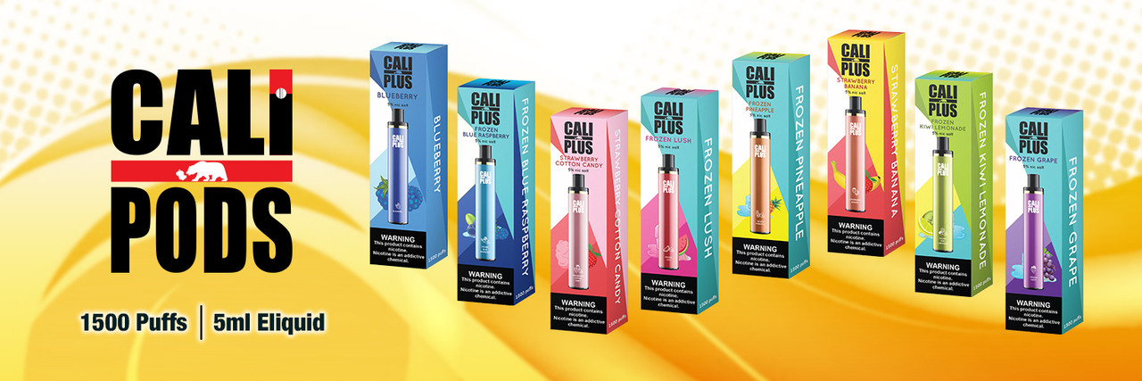 Cali Plus Disposable Ecigs 3% Nicotine, RYO Tasteful Tobacco