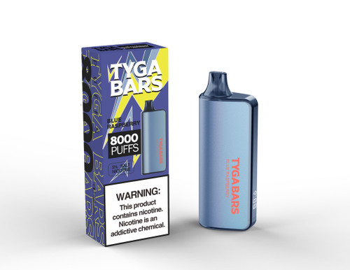 6 Pack Tyga Bars 8K- Blue Raspberry
