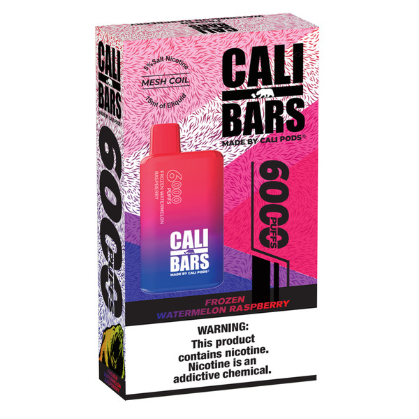 Cali Bars V2 Disposable - Frozen Watermelon Raspberry