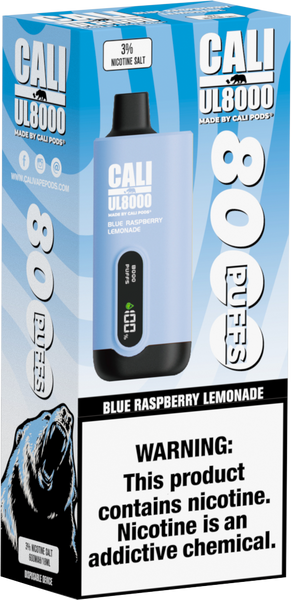 Cali UL8000 3% Disposable - Blue Raspberry Lemonade