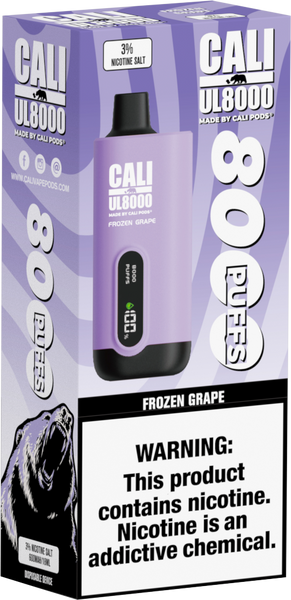 Cali UL8000 3% Disposable - Frozen Grape