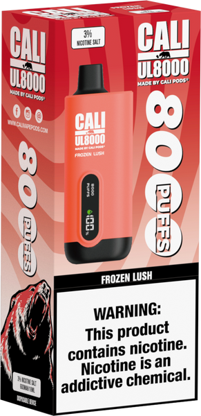 Cali UL8000 3% Disposable - Frozen Lush