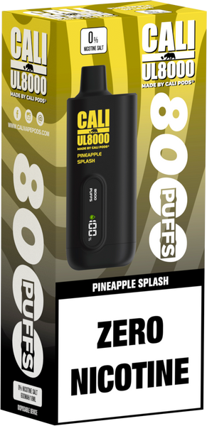 0% Cali UL8000 - Pineapple Splash