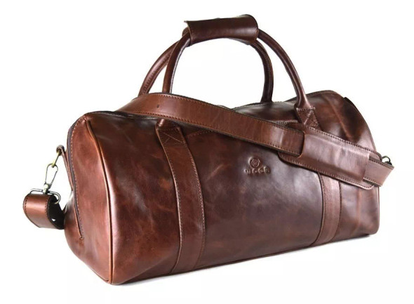 Duffle Gym Bag 100% Genuine Leather Unisex