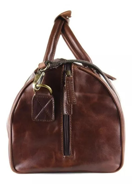 Duffle Gym Bag 100% Genuine Leather Unisex