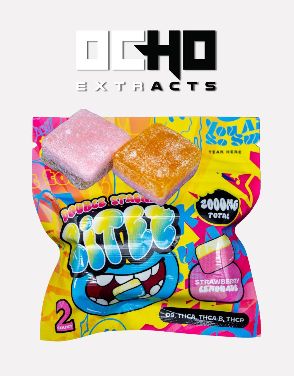 OCHO Extracts Delta 9 Live Resin Gummies 250mg 6CT