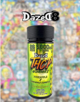 Cali Extrax 5000MG Gummies  | THC-P + D9 + Live Rosin | Pineapple X Pineapple Express by Dazed8 