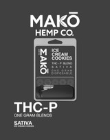 Mako Hemp Co. Ice Cream Cookies 1G Disposables | THC-P 