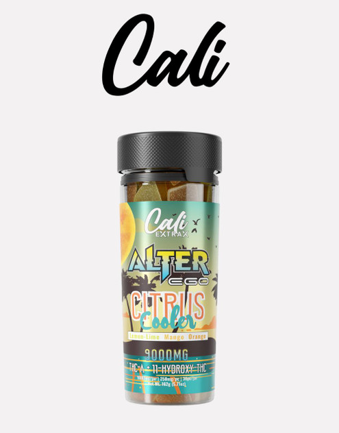 Cali Extrax 9000MG Gummy | THC-A + THC-11 | Citrus Cooler by Cali Extrax and Alter Ego 