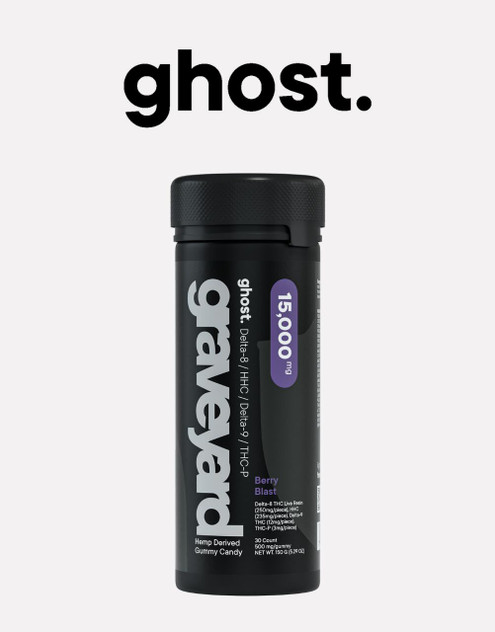 Ghost Hemp 15,000MG Graveyard Gummies |  Delta 8 + CBN + Delta 9 + THC-P | Berry Blast by Ghost Hemp