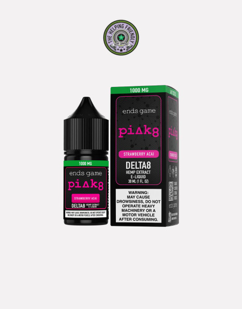 The Helping Friendly Hemp Company | Pink8 1000mg | Delta 8 Eliquid