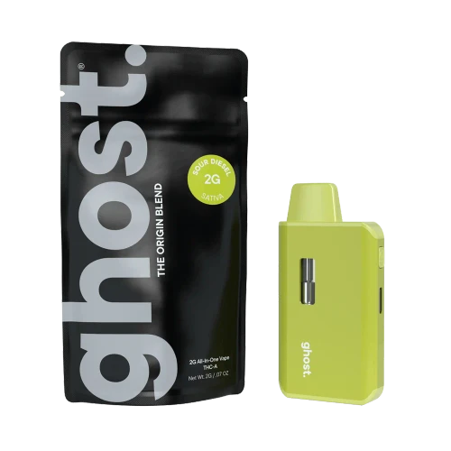 Ghost Hemp 2G The Origin Disposable | THC-A + CBN + CBG + CBN | Sour Diesel by GHOST.