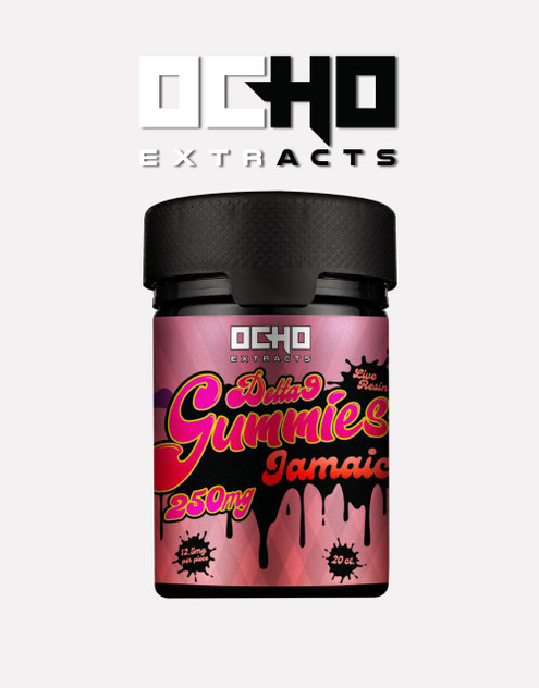 OCHO Extracts 250MG Gourmet Gummies | Jamaica  | Delta 8 + Delta 9 