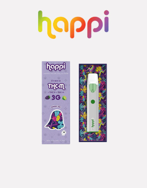  Happi 3G Disposable | Ghost (Hybrid) | THC-M 