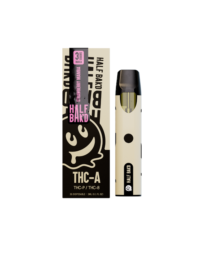 Half Bak'd 3G Disposable THC-A + THC-P + THC-8