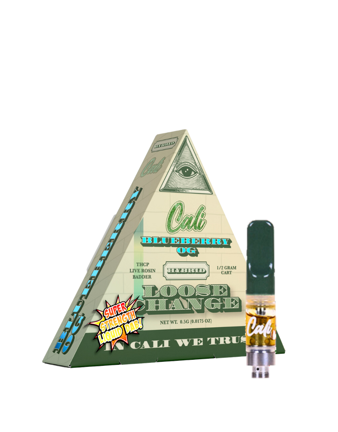 5G Loose Change Cart | Delta-8 THC-P | Blueberry OG by Cali Extrax