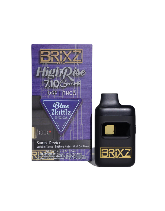 Dazed 7.1G Brix High Rise Disposable | D9P + THCA | Blue