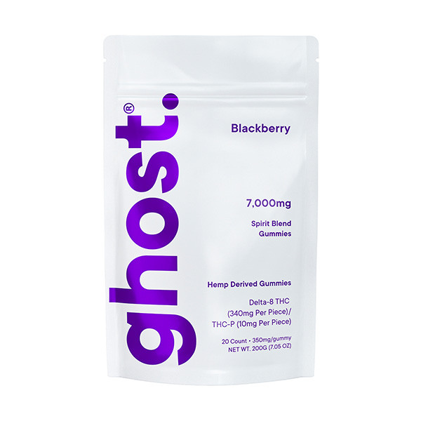7000MG Gummies | Spirit Blend THC-P | Blackberry by Ghost Hemp