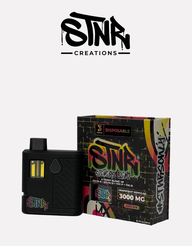 STNR Creations 3G Disposable | Stoners Blend | Grapefruit Romulan 