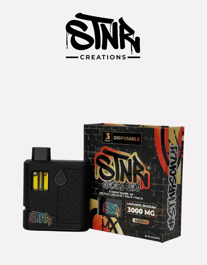 STNR Creations 3G Disposable | Stoners Blend | Laughing Buddha 