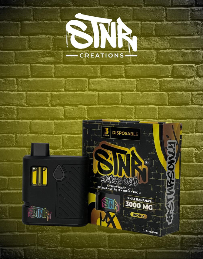 STNR Creations 3G Disposable | Stoners Blend | Phat Bananas 