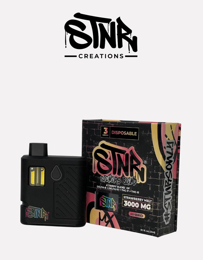 STNR Creations 3G Disposable | Stoners Blend | Strawberry Melt 
