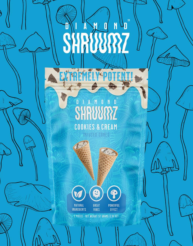 SHRUUMZ 2CT Cones | Cookies and Cream 