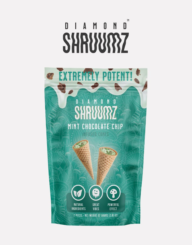 SHRUUMZ 2CT Cones | Mint Chocolate Chip 