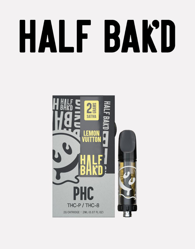 Half Baked 2G CART | PHC + THCP + THC8 | Lemon Vuitton By Half Bak'd 