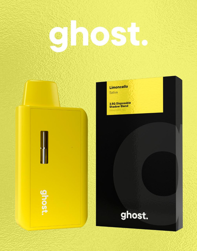 Ghost Hemp 3.5G Disposable | Delta 6 + THC-A + Liquid Diamonds | Limoncello by GHOST. 