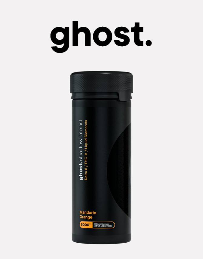 Ghost Hemp 5000MG Gummies | Shadow Blend | Mandarin Orange by Ghost Hemp 