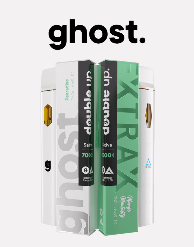 Ghost Hemp 3.5G Disposable x2 | THC-A | Pearadise + Mango Mentality by GHOST. 