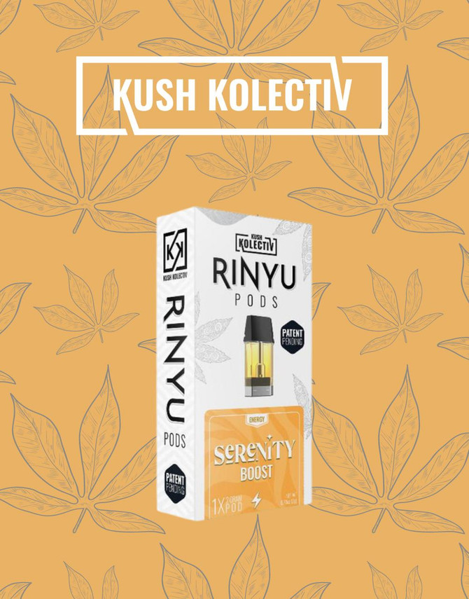 Kush Kolectiv 2G Cartridges/Pods  | Delta-8 | Serenity Boost by Kush Kolectiv 