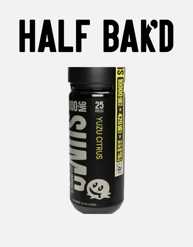 Half Bak'd 10500MG Sumo Gummies | Delta 8 + THC-A + THC-P | Yuzu Citrus by Half Bak'd 