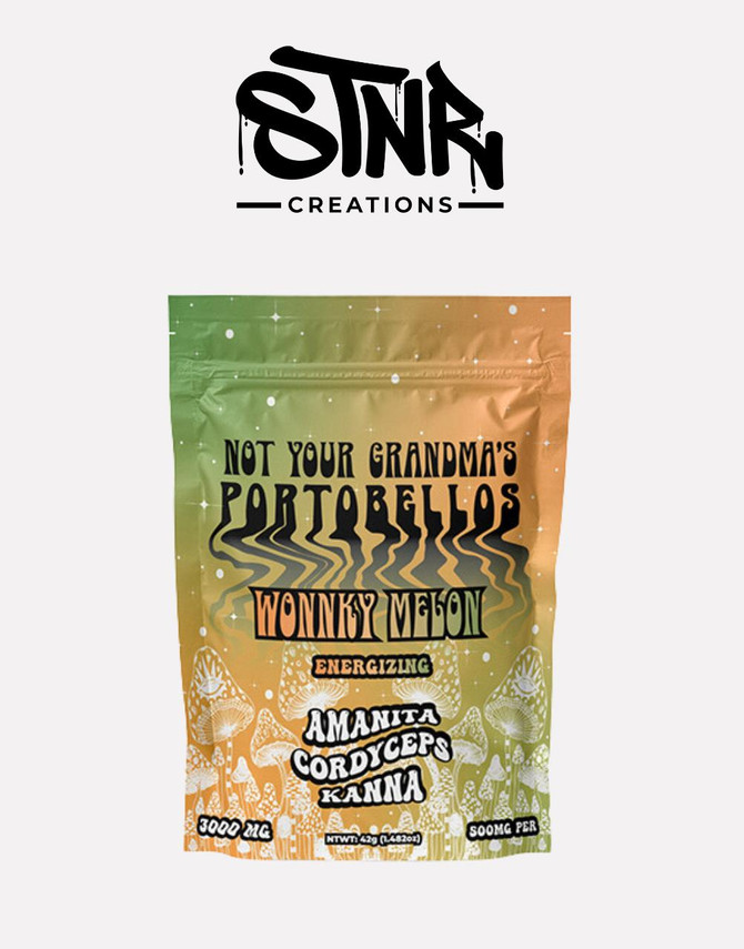 STNR Creations 3000MG Gummies | AMANITA + KANA | Wonnky Melon by STNR Creations 