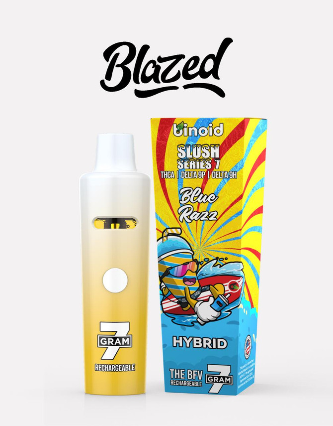 Binoid 7G Disposable | THCA Delta 9 | Blue Razz Slush Series 7 by Binoid 