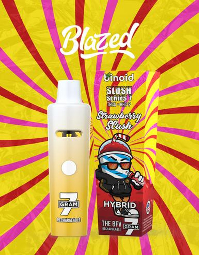 Binoid 7G Disposable | THCA Delta 9 | Strawberry Slush Slush Series 7 by Binoid 