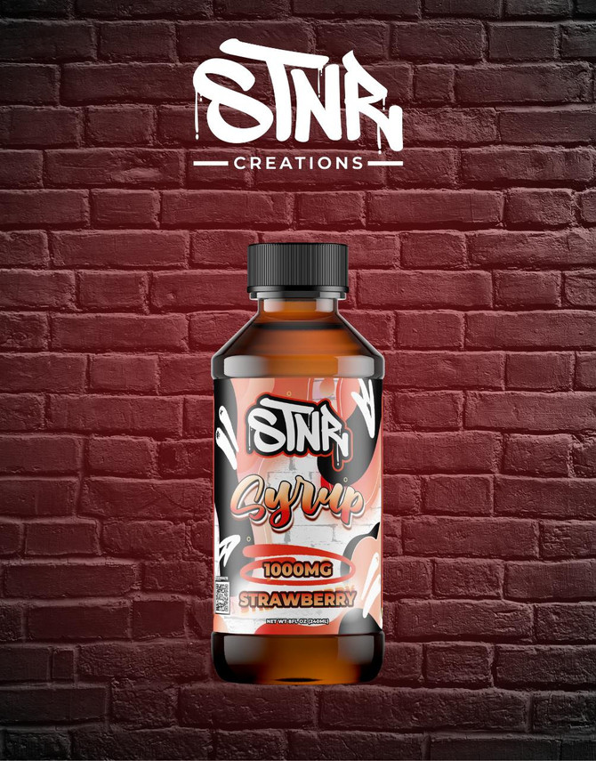 STNR Creations 1000MG Syrup| D8 + D9 | Strawberry by STNR Creations 