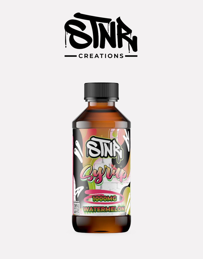 STNR Creations 1000MG Syrup| D8 + D9 | Watermelon by STNR Creations 