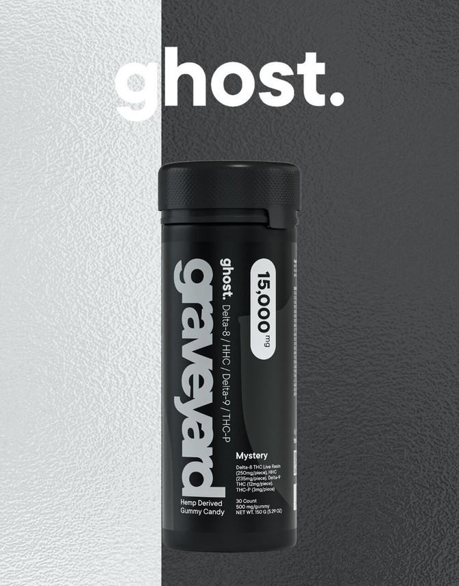 Ghost Hemp 15,000MG Graveyard Gummies |  Delta 8 + CBN+ Delta 9 + THC-P | Mystery by Ghost Hemp