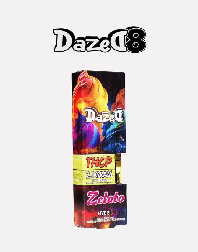 Dazed8 2.1G Cartridge | THC-P + Live Resin | Zelato (Hybrid) by Dazed8 