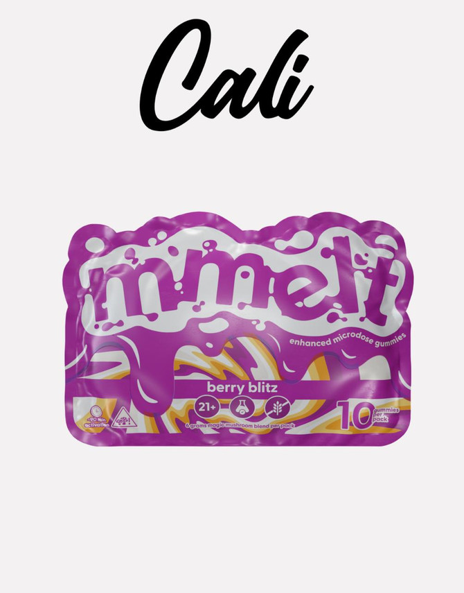 Cali Extrax MMELT Mushroom Gummies | Functional Mushroom | Berry Blitz by Cali Extrax 