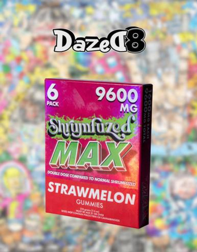Cali Extrax Shrumfuzed MAX by Dazed8 | Trippy Nootropic Mushroom Gummies | Strawmelon by Dazed8 