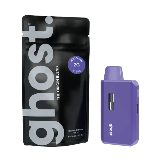 Ghost Hemp 2G The Origin Disposable | THC-A + CBD + CBG + CBN | Juiceman by GHOST. 