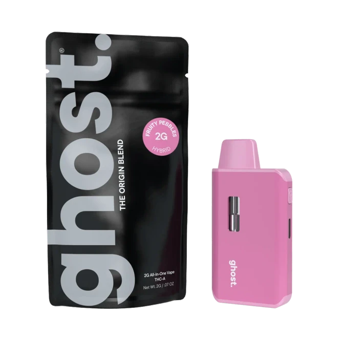 Ghost Hemp 2G The Origin Disposable | THC-A + CBN + CBG + CBN | Fruity Pebbles by GHOST.