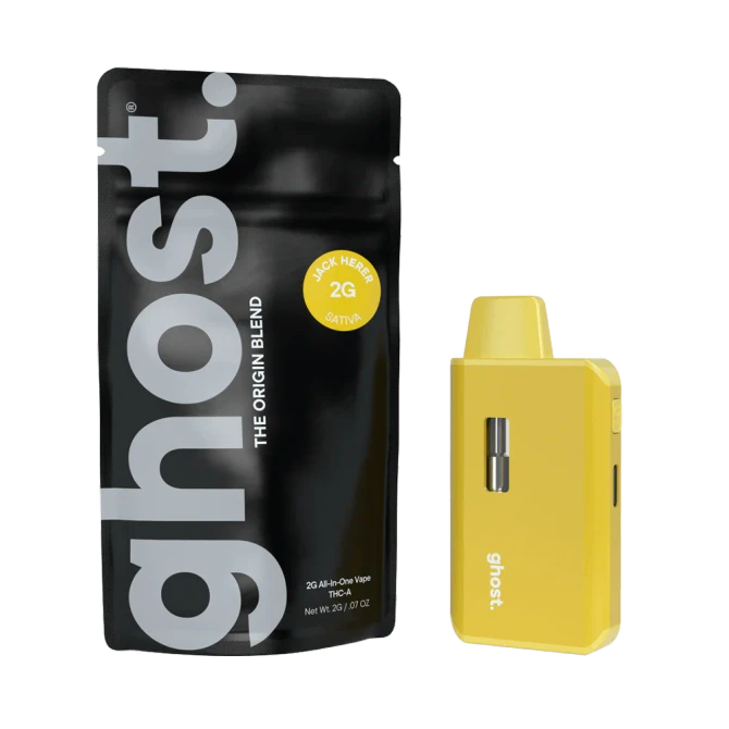 Ghost Hemp 2G The Origin Disposable | THC-A + CBN + CBG + CBN | Jack Herer by GHOST.